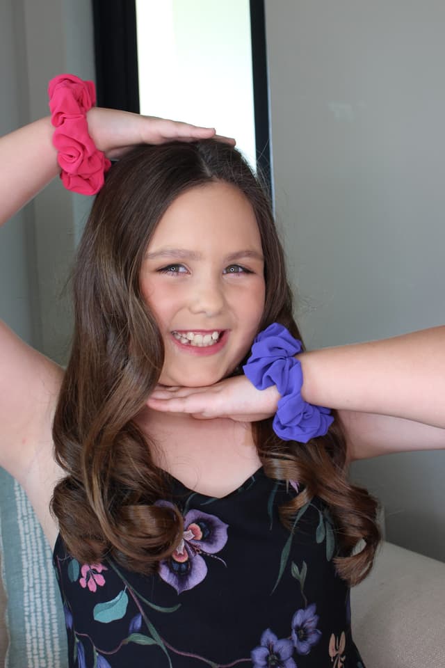 Zero Waste Scrunchie Soft Pink 2