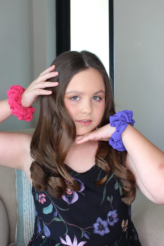 Zero Waste Scrunchie Soft Pink 5