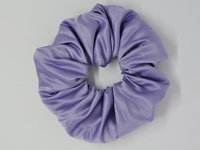 Silk Satin Scrunchie Lavender 1