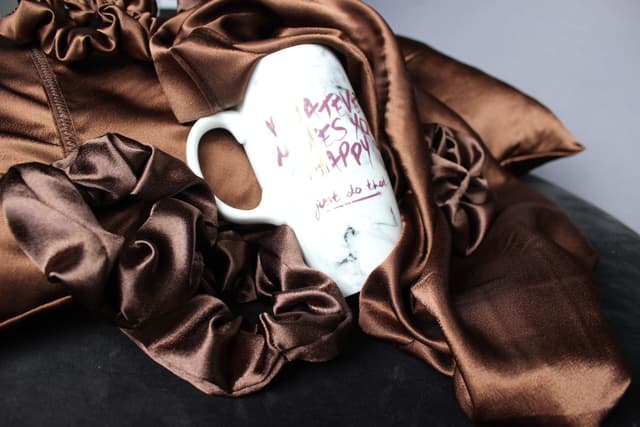 Silk Satin Pillowcases - Bronzy Brown 4