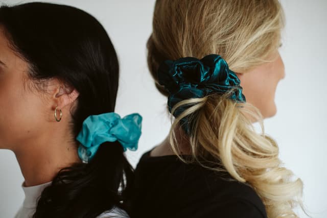 Zero Waste Scrunchie Pastel Turquoise 4