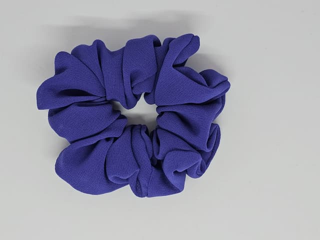 Zero Waste Scrunchie Deep Purple 1