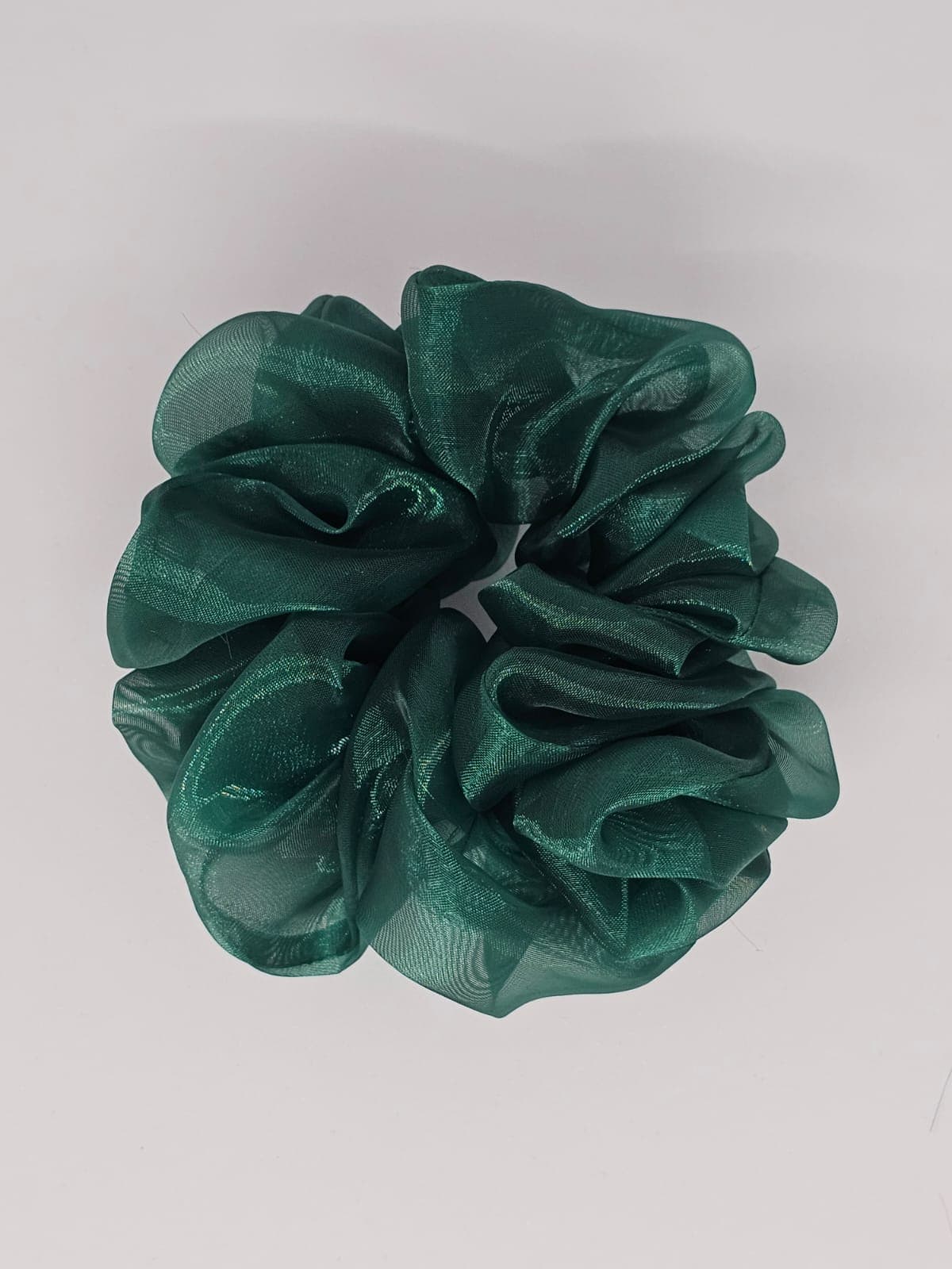 Zero Waste Scrunchie Emerald Green