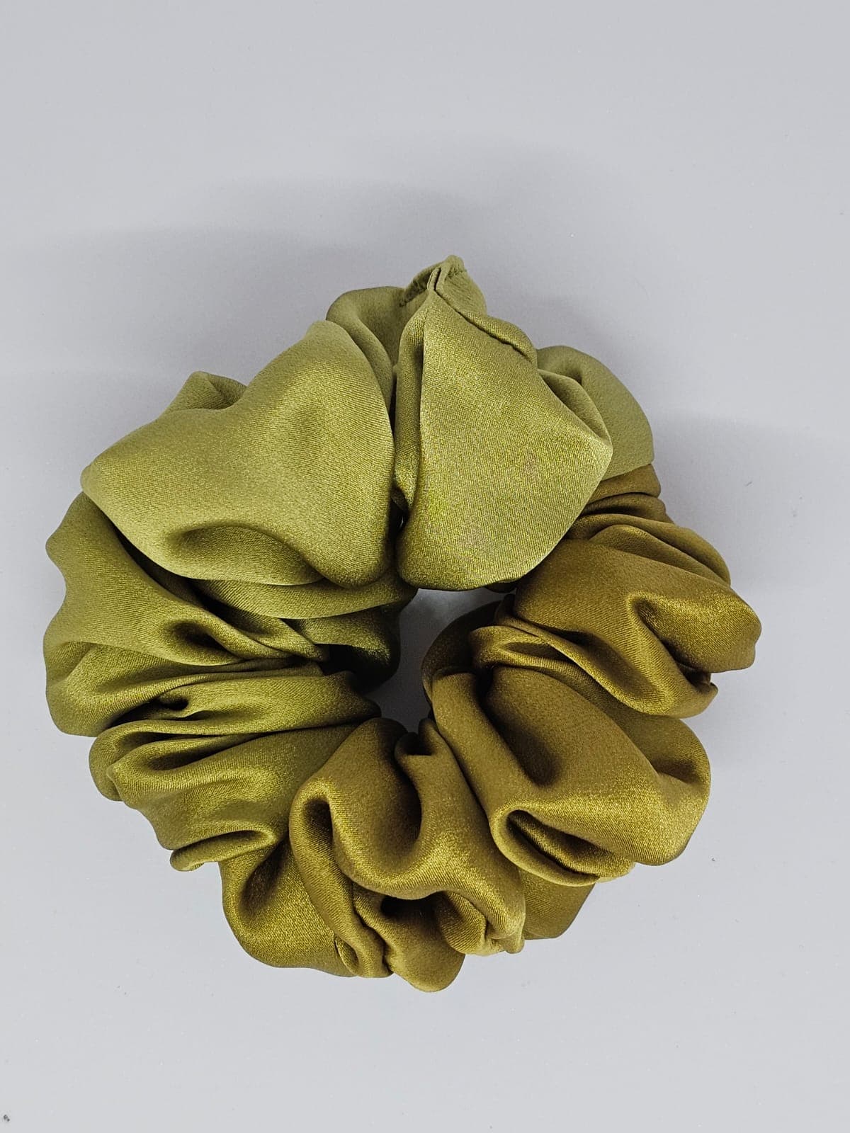 Pure Silk Scrunchie Shades of Green