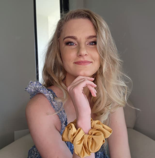 Silk Satin Scrunchie Golden Globe 3