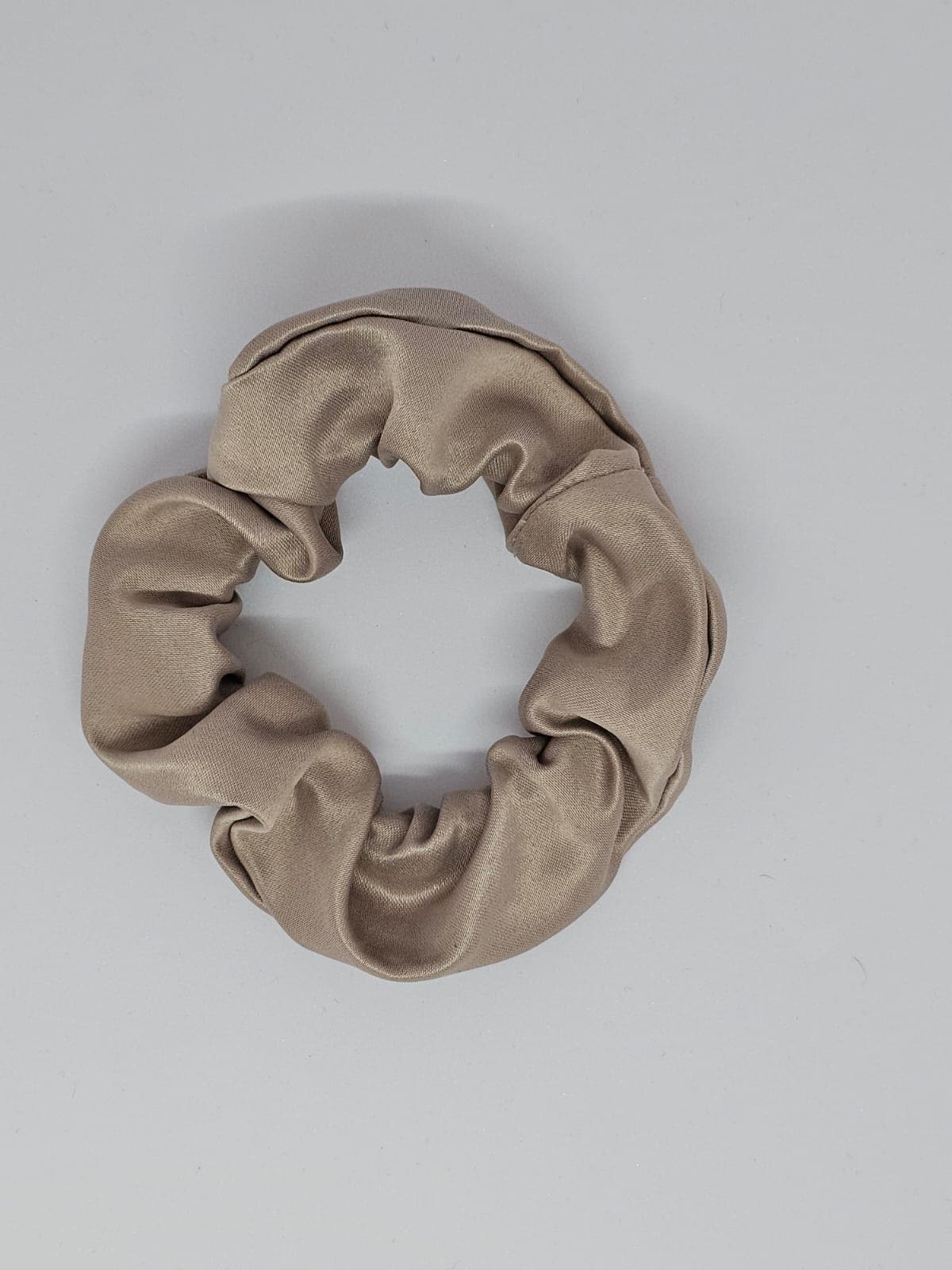 Silk Satin Scrunchie Gold