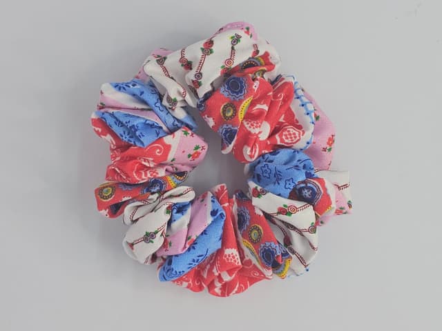 Cotton Scrunchie Pattern Print 1