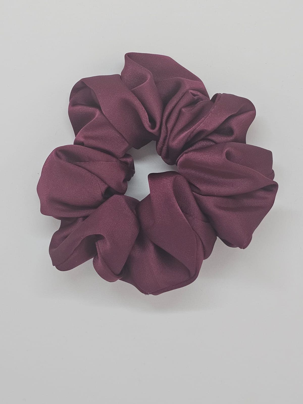 Pure Silk Raspberry Pink Scrunchie