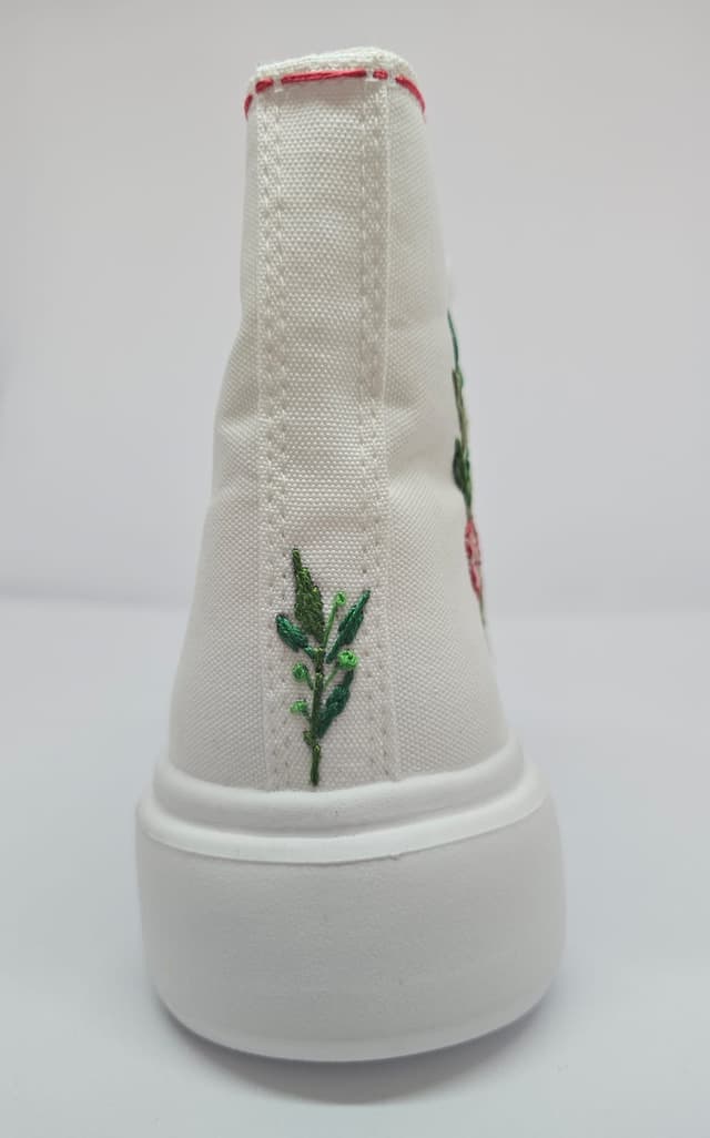 Custom Embroidered High-Top Platform Sneakers 10
