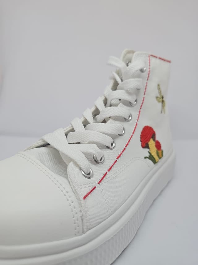 Custom Embroidered High-Top Platform Sneakers 17