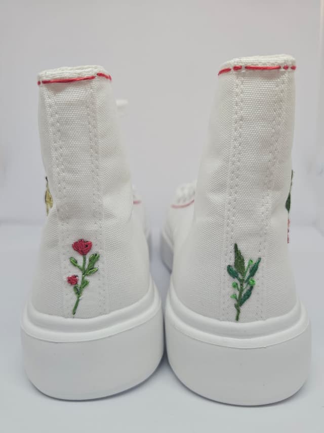 Custom Embroidered High-Top Platform Sneakers 18