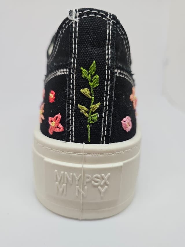 Custom Embroidered Low-Cut Platform Sneakers 12