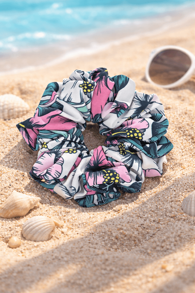 Swim Scrunchie Tropical Paradise 4
