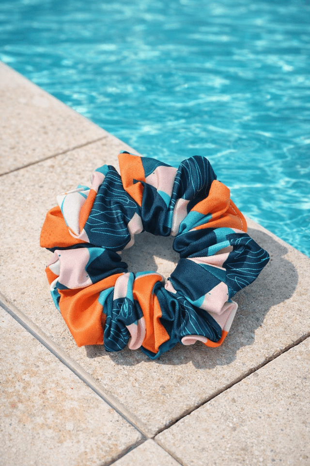 Swim Scrunchie Citrus Summer 3