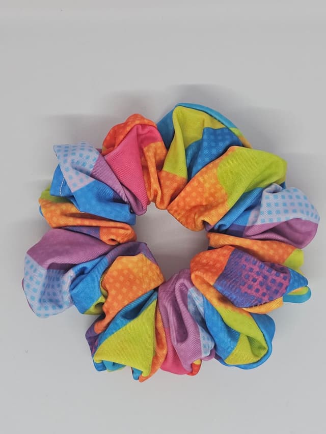 Swim Scrunchie Retro Rainbow 3