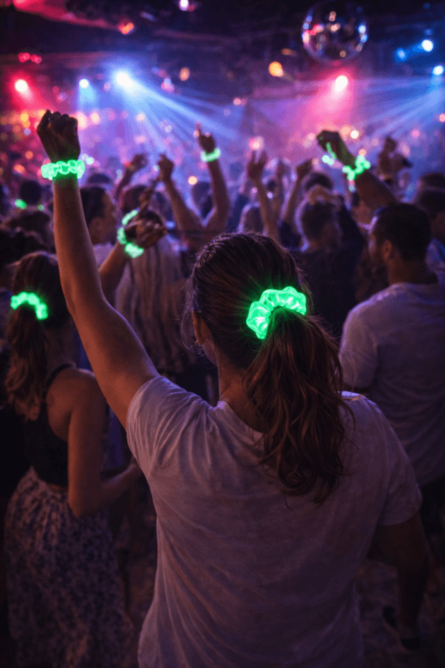 Glow In The Dark Scrunchie 4