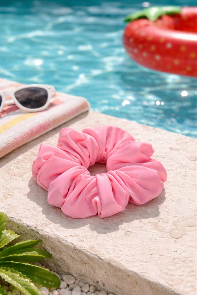 Swim Scrunchie Pink Princess 3