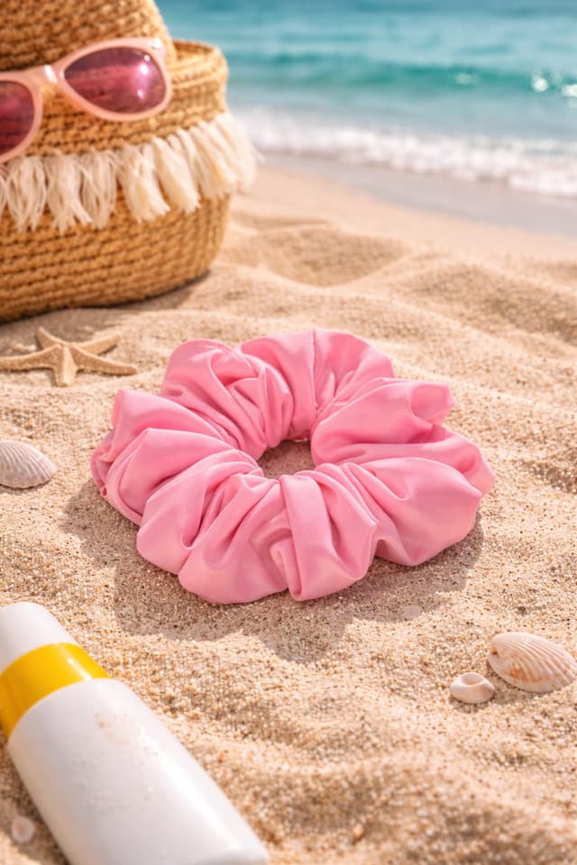 Swim Scrunchie Pink Princess 4