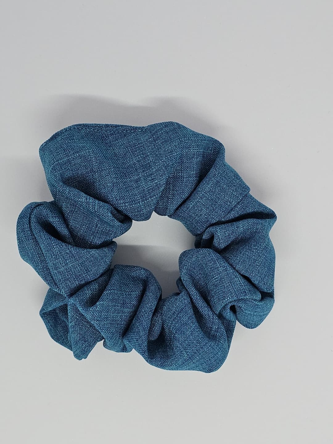 Cotton Scrunchie Deep Blue