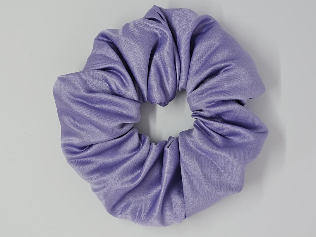 Silk Satin Scrunchie Lavender