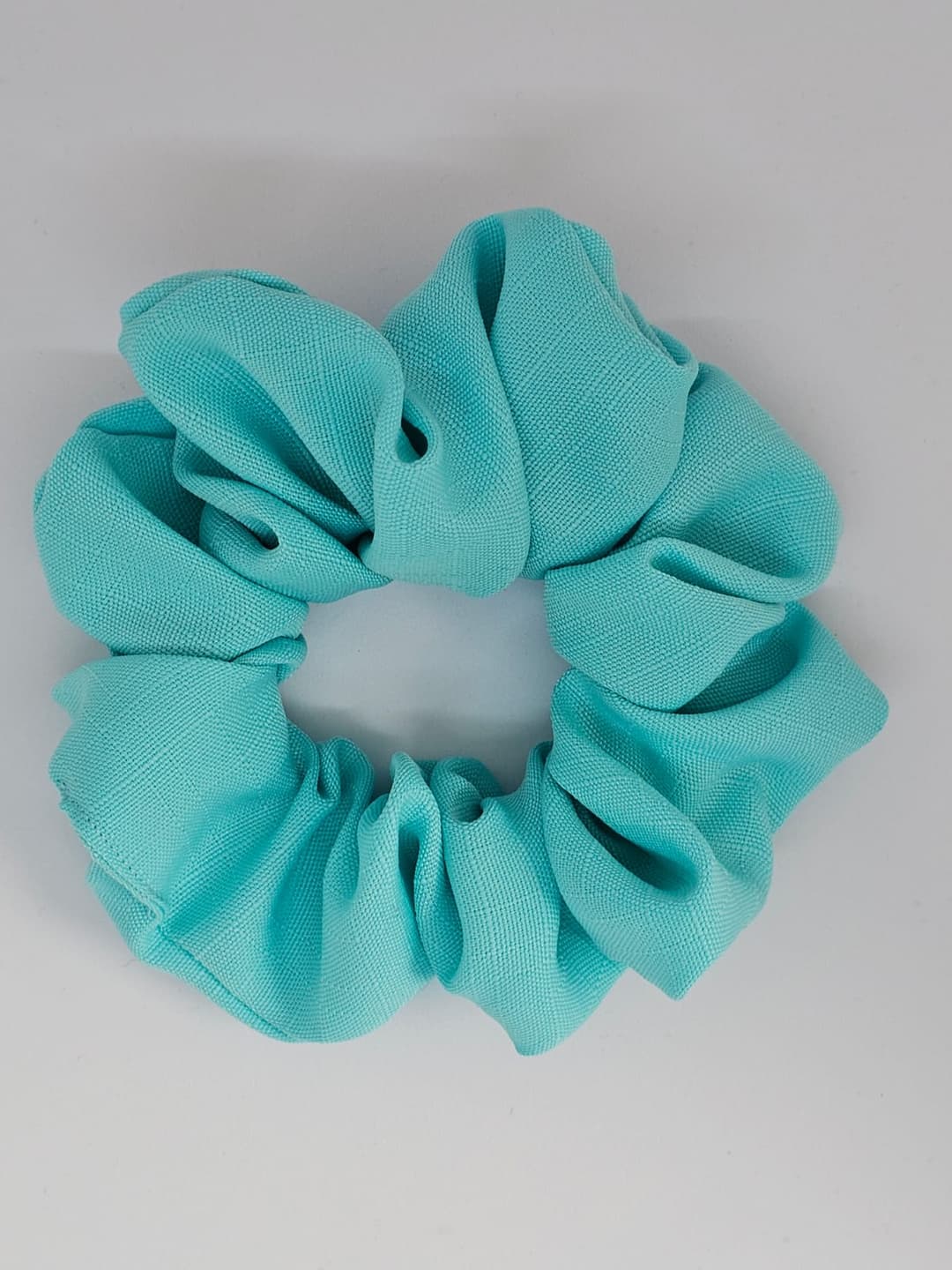 Cotton Scrunchie Soft Blue