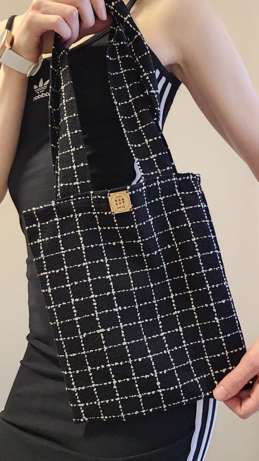 Black and White Tote Bag