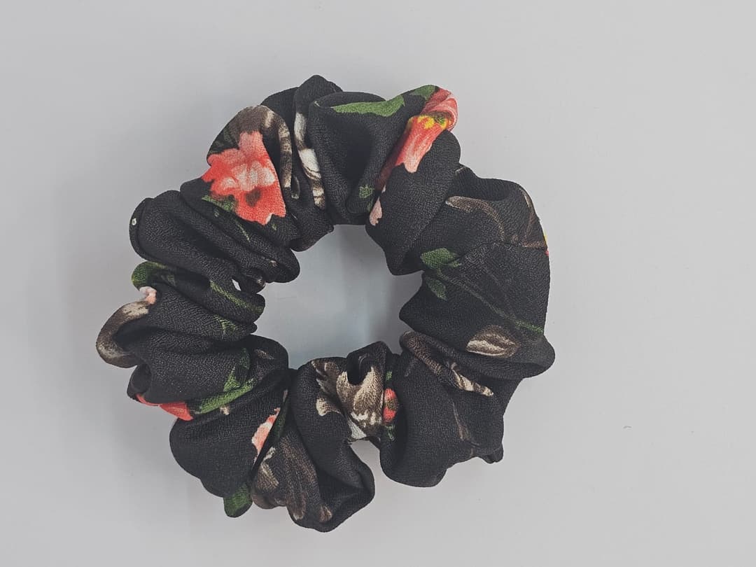 Zero Waste Scrunchie Floral Print