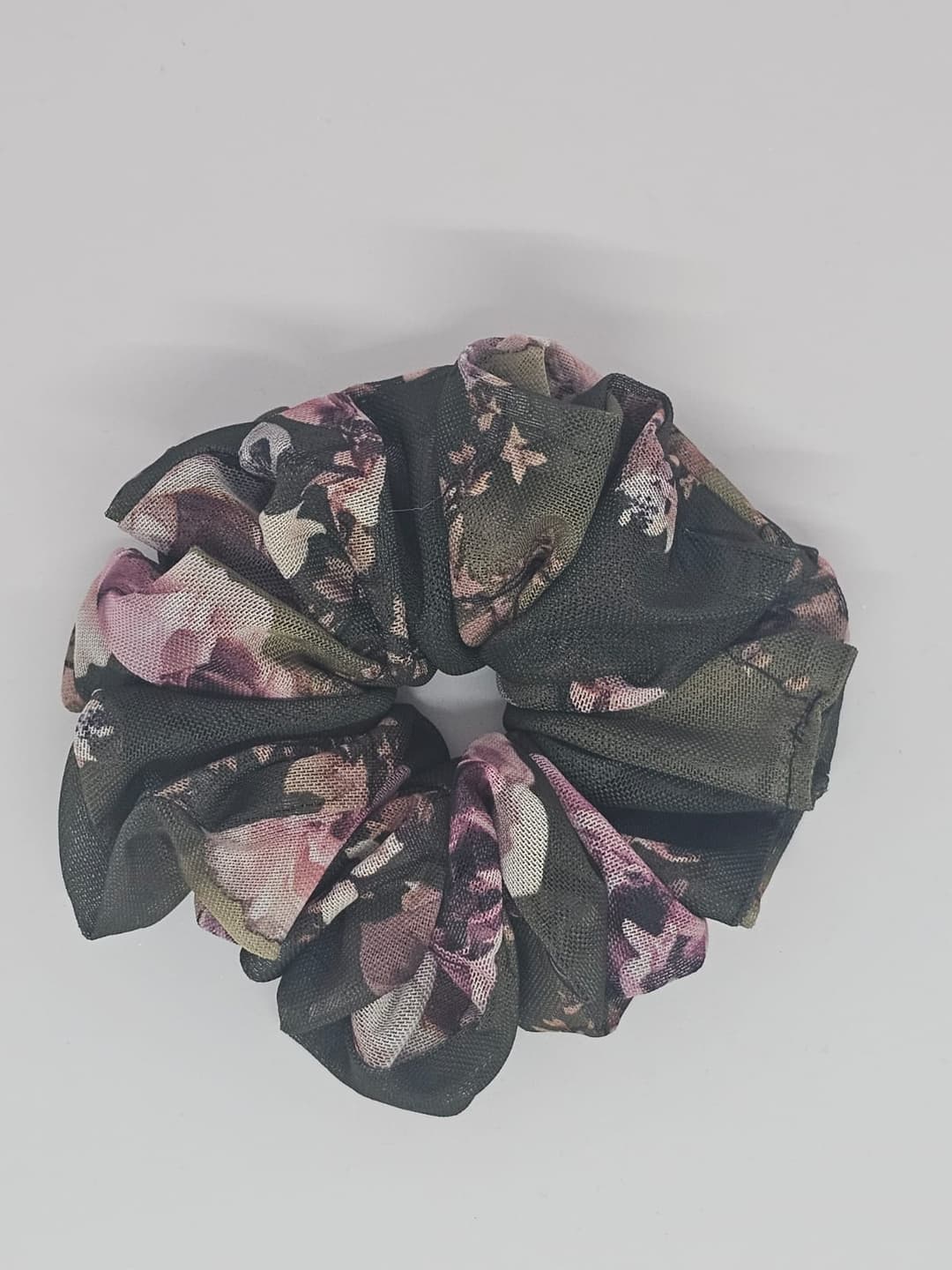Zero Waste Scrunchie Floral Forest