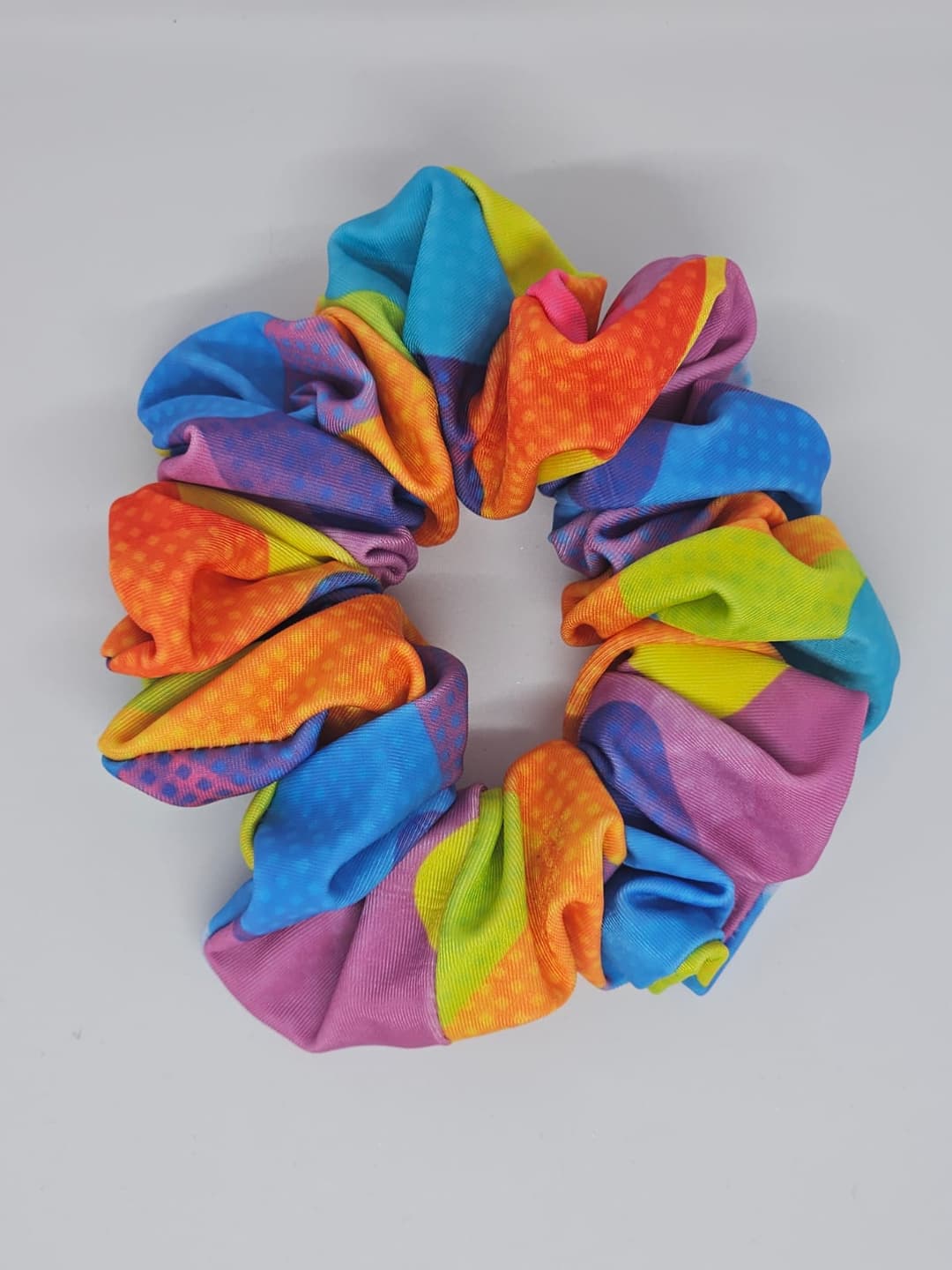 Swim Scrunchie Retro Rainbow